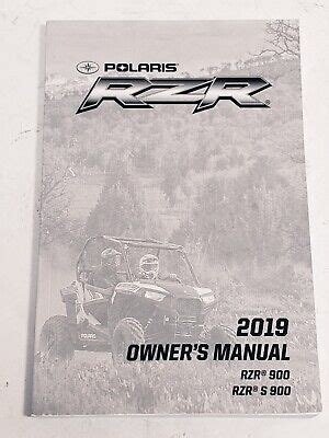 polaris rzr 900 owners manual PDF