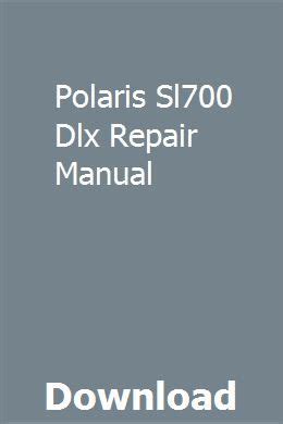 polaris sl700 manual pdf Kindle Editon