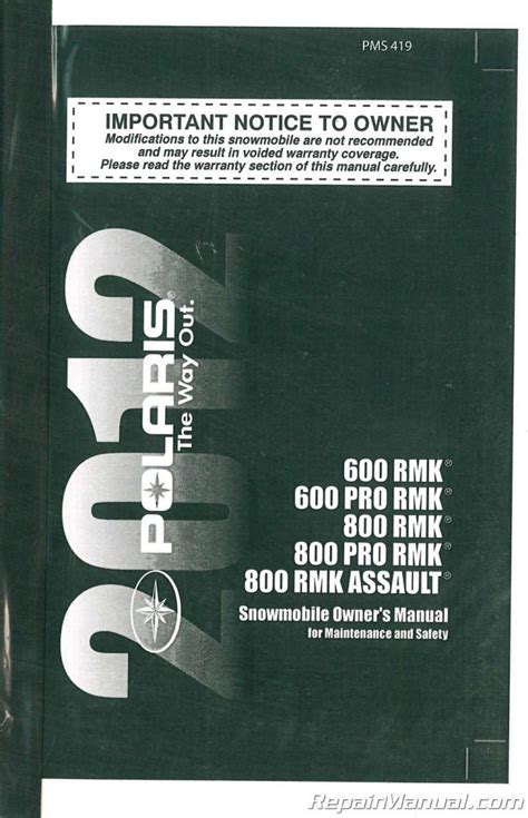 polaris-rmk-800-service-manuals Ebook PDF