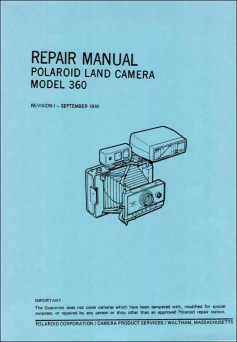 polaroid 360 repair manual Kindle Editon