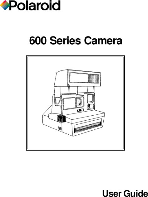 polaroid 600 camera user manual PDF