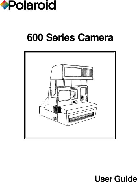 polaroid 600 series user manual Reader