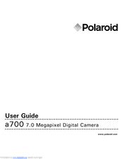 polaroid a700 manual PDF