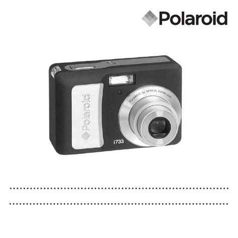 polaroid i733 user manual PDF