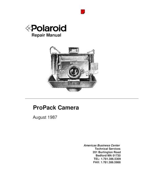 polaroid propack manual Kindle Editon