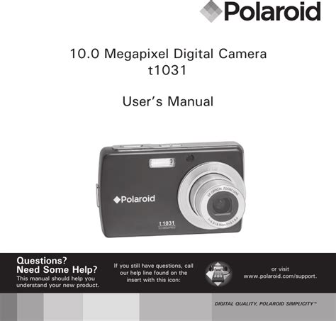 polaroid t1031 user manual Epub