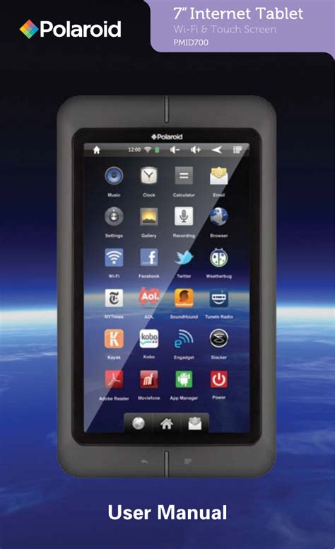 polaroid tablet operating manual Reader