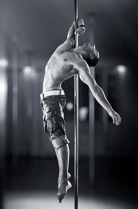 pole dancer man