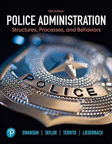police administration structures processes and behavior 8th edition pdf Kindle Editon