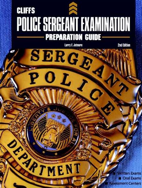 police sergeant exam study guide PDF