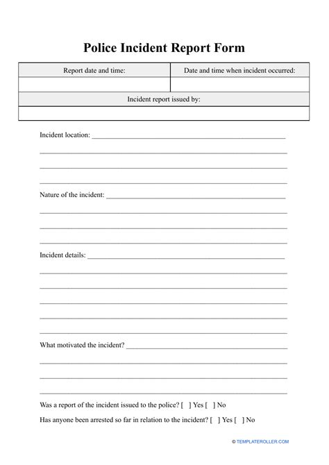 police-incident-report-form Ebook Doc