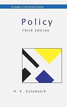 policy concepts in the social sciences Epub