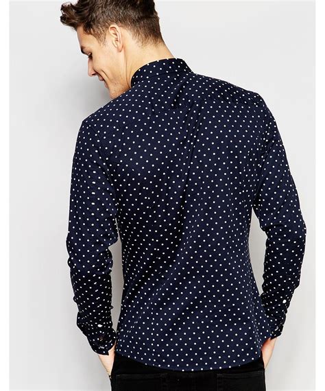 polka dot dress shirt