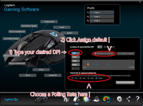 polling rates logitech g502