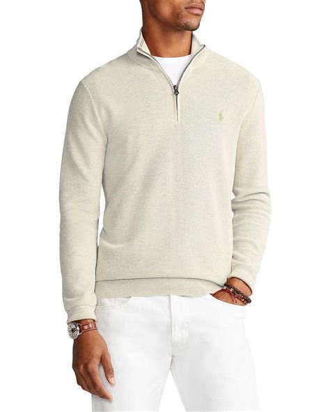 polo ralph lauren quarter zip sweater