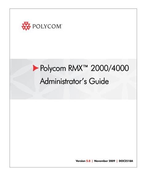 polycom rmx 2000 admin guide Epub