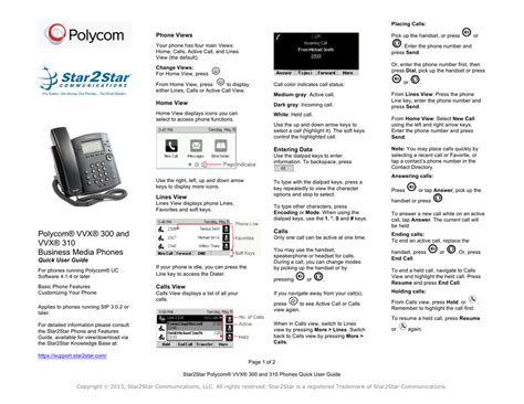 polycom star phone user guide Epub