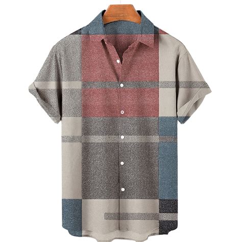 polyester button up shirts