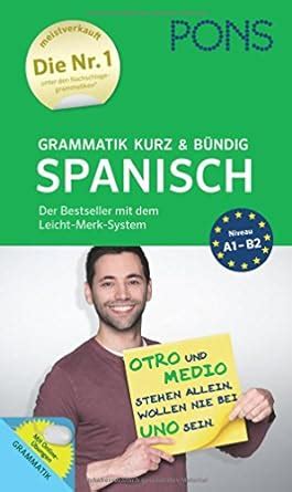 pons grammatik b ndig spanisch leicht merk system PDF