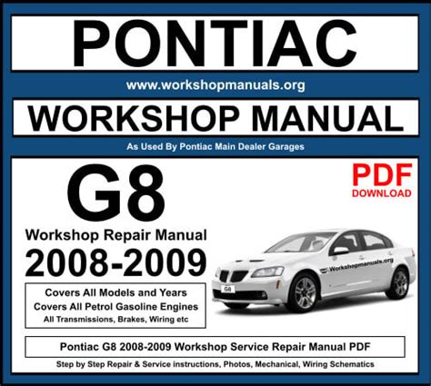 pontiac g8 owners manual Reader