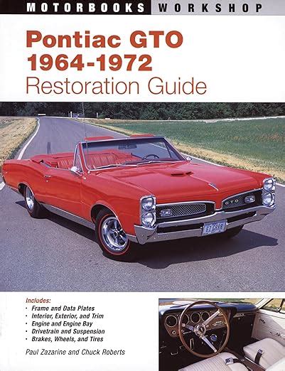 pontiac gto restoration guide 1964 1972 motorbooks workshop Kindle Editon