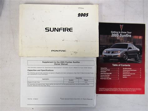 pontiac sunfire owners manual Epub