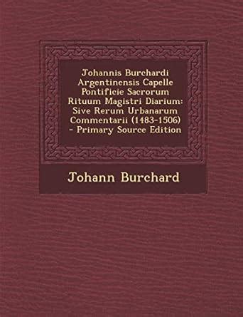 pontificie sacrorum urbanarum commentarii 1483 1506 Epub