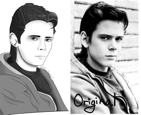 ponyboy drawing from the outsiders whole body