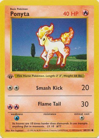 ponyta 1st edition