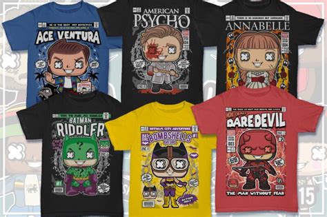 pop culture graphic t shirts