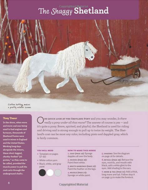 pop out and paint horse breeds create paper models of 10 different breeds PDF