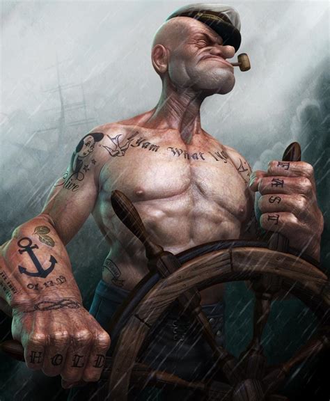 popeye realistic