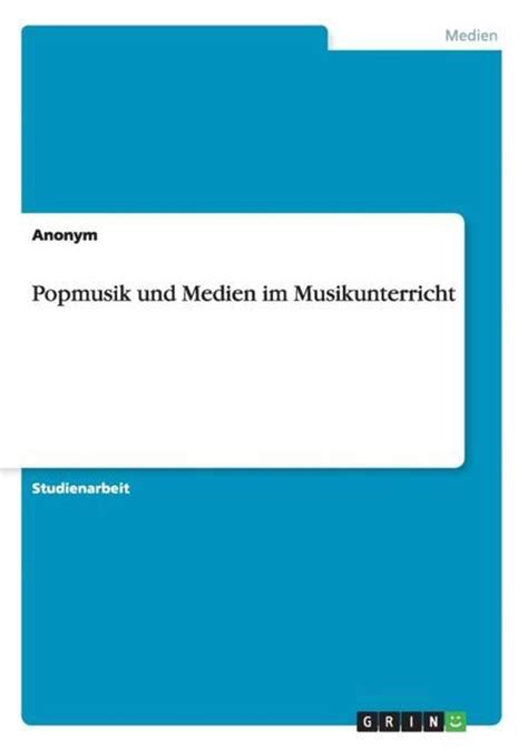 popmusik medien im musikunterricht anonym PDF