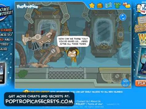 Poptropica Cheats Walkthrough