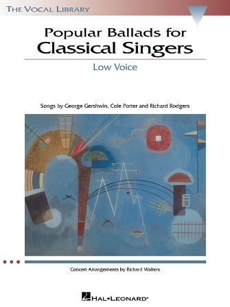 popular ballads for classical singers low voice the vocal library PDF