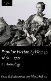 popular fiction by women 1660 1730 an anthology Kindle Editon