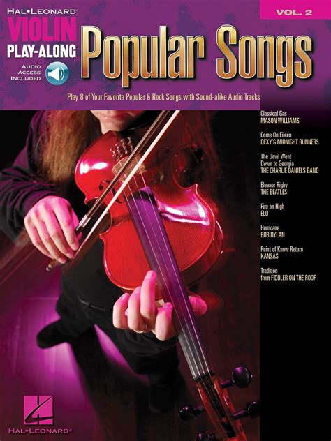popular hits for violin instrumental play along cd or pkg Reader