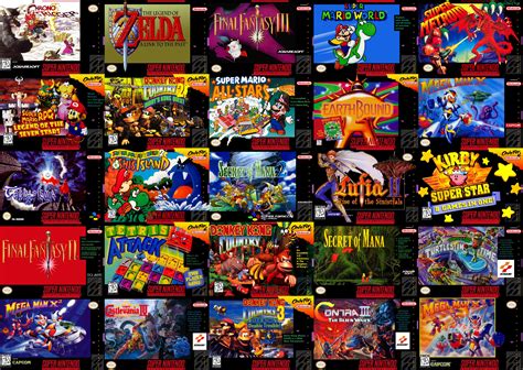 popular snes games