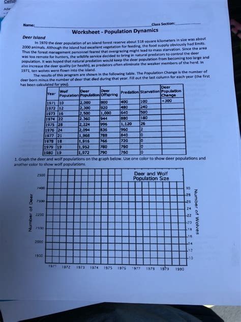 population dynamics packet answer key Reader