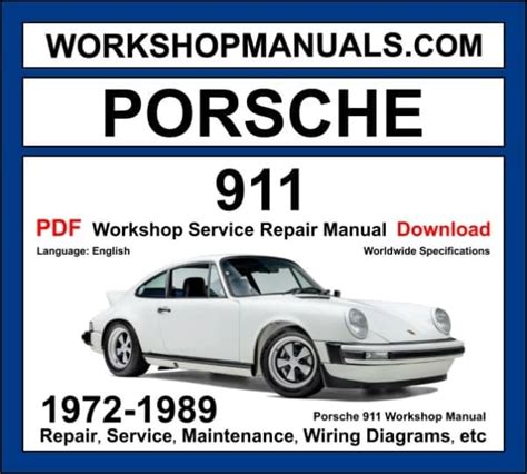 porsche 911 workshop manual Epub