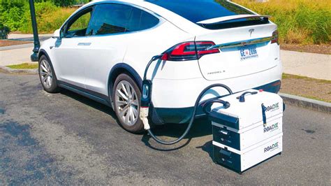 portable charging station for electric cars