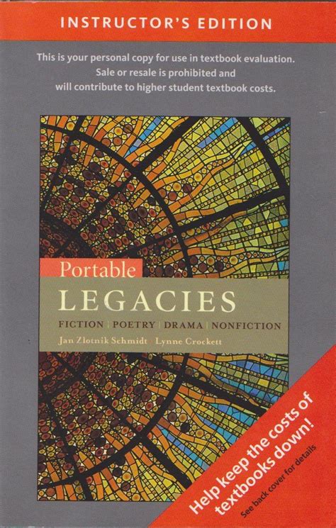 portable legacies fiction poetry drama nonfiction PDF