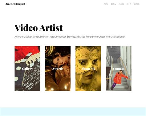 portfolio for artwork