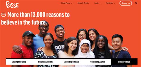 posse scholarship application deadline