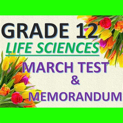 possible essays for march exam life sciences PDF