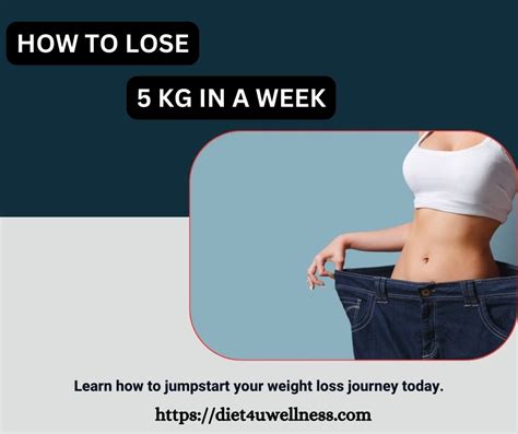 possible to lose 5kg in a week