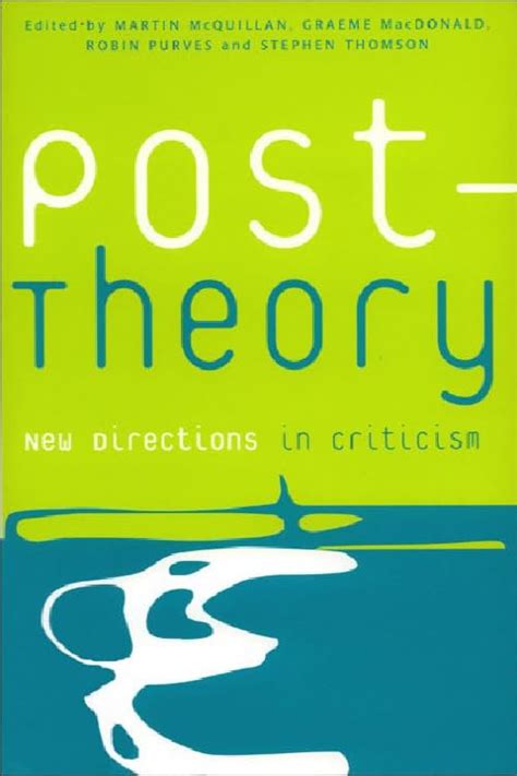 post theory new directions in criticism postmodern theory series Epub