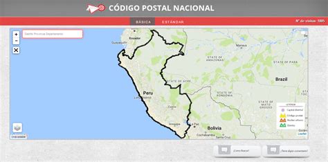 postal codes in peru
