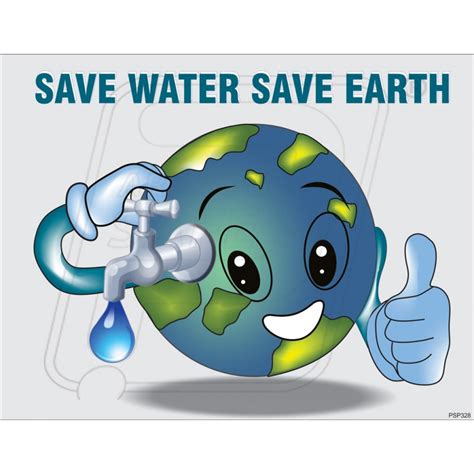 posters on save water save earth a notice Kindle Editon