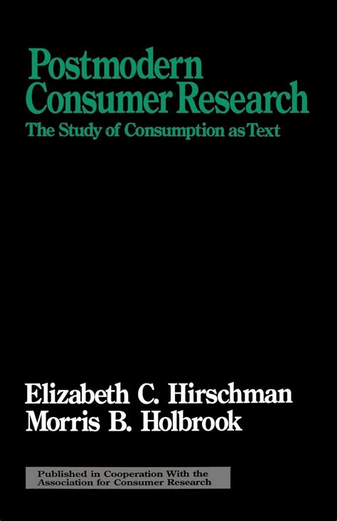 postmodern consumer research study of Epub